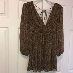 Leopard Print Party Dress 🐆